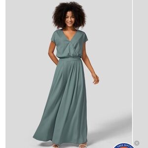 Halara short sleeve wide leg jumpsuit XL